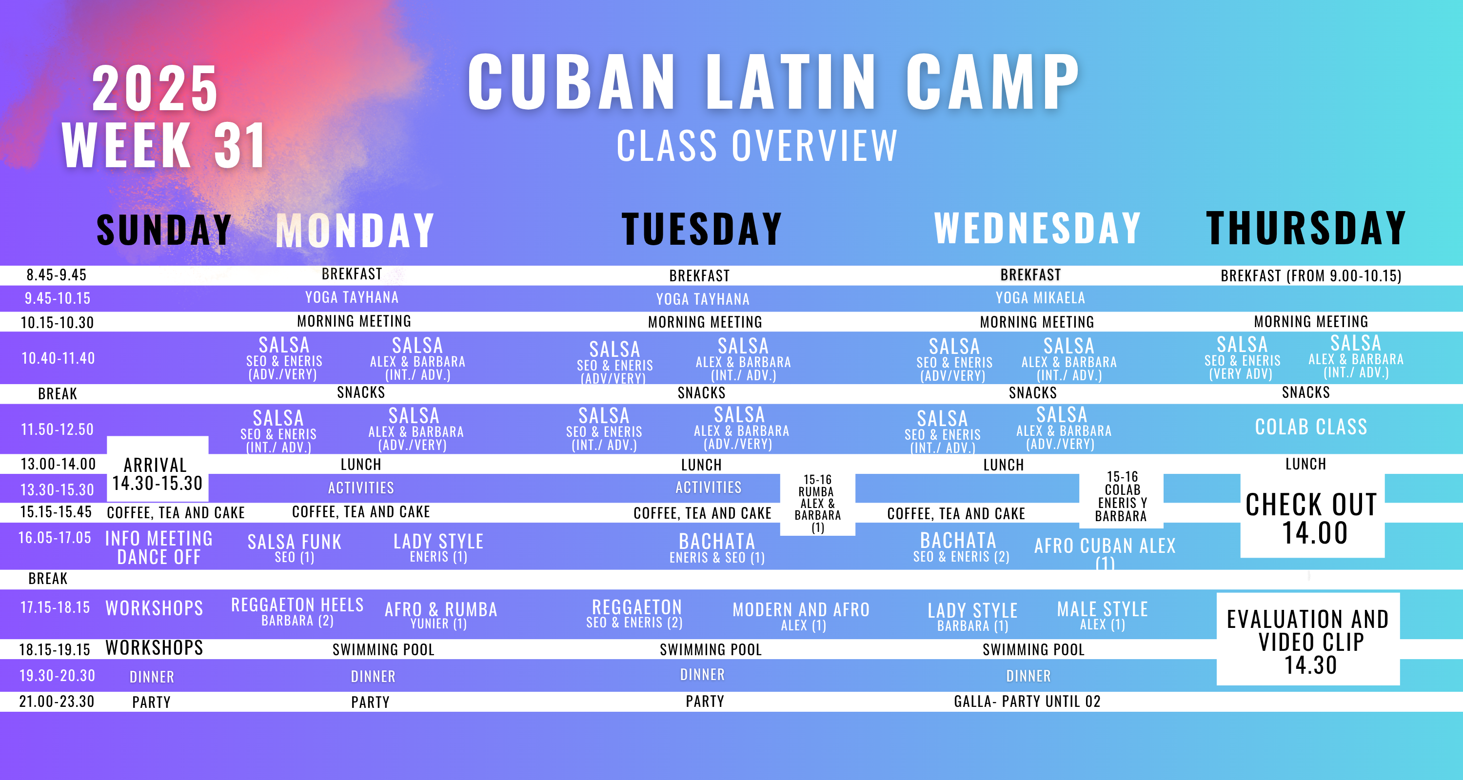 Latin camp 2025