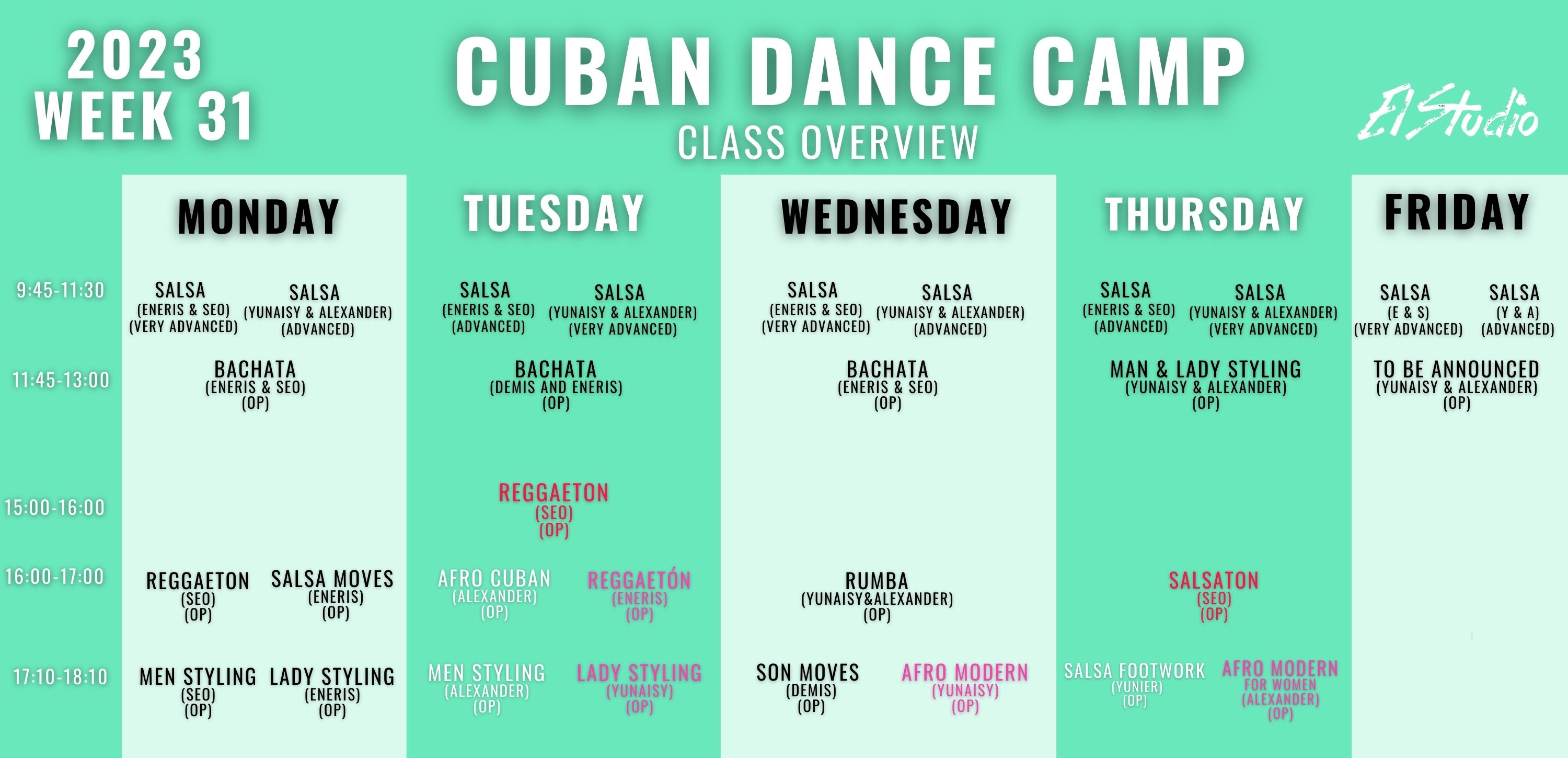 dance program latin